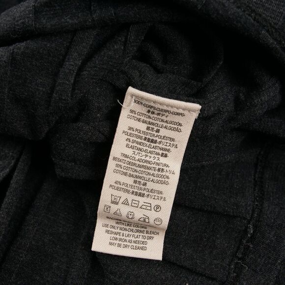 We The Free People Black Gray Mix Knit Henley Top Womens Sz XS - Picture 4 of 5